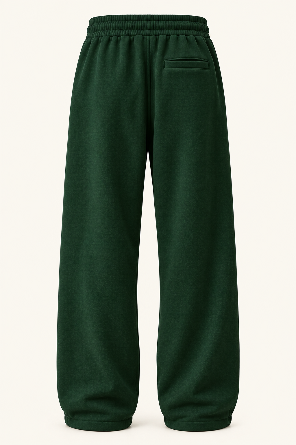 The Sweatpant in Alpine Green, back view